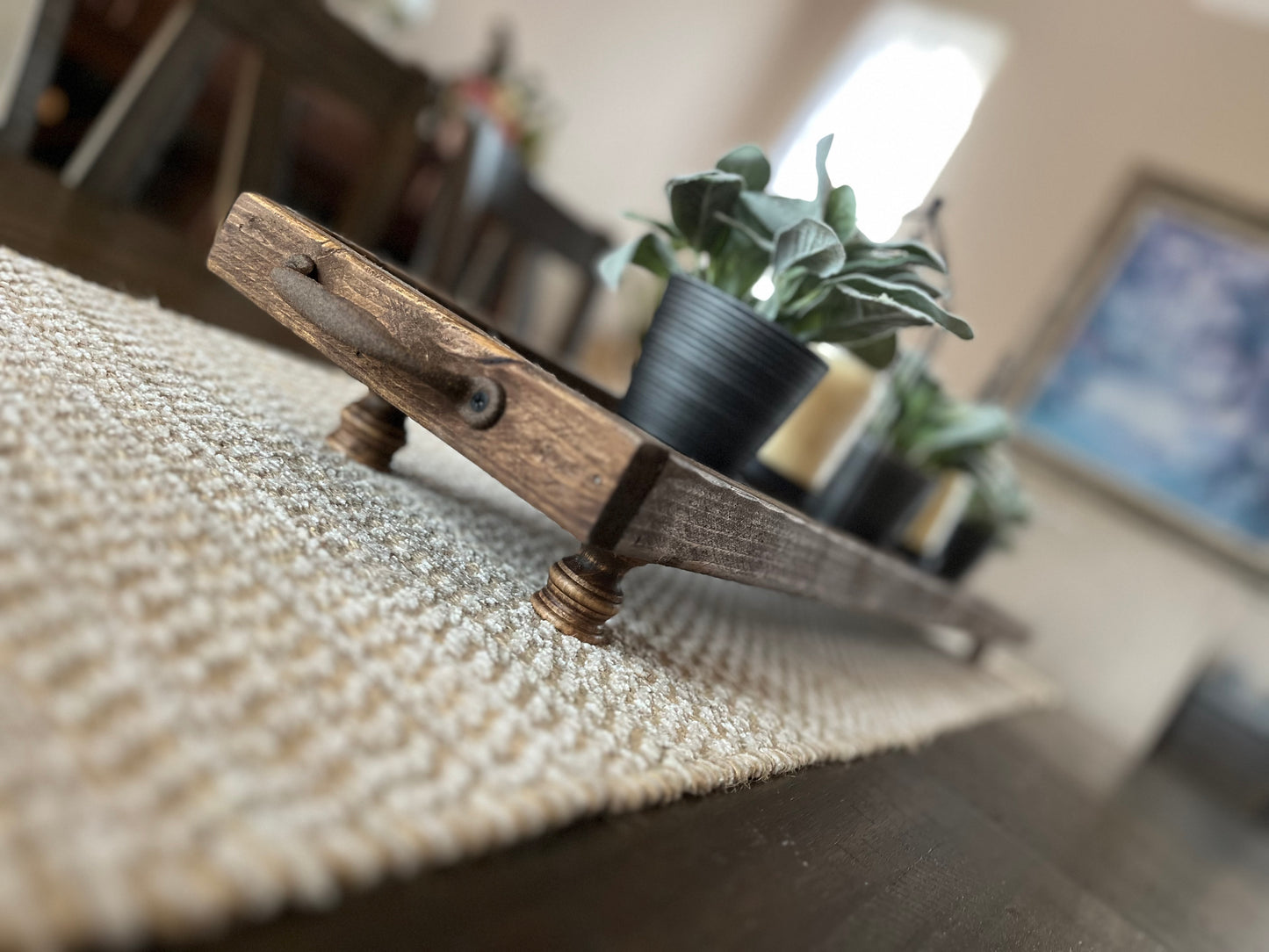 Rustic Farmhouse Tray Riser - 5 ft. and 6 ft. Long