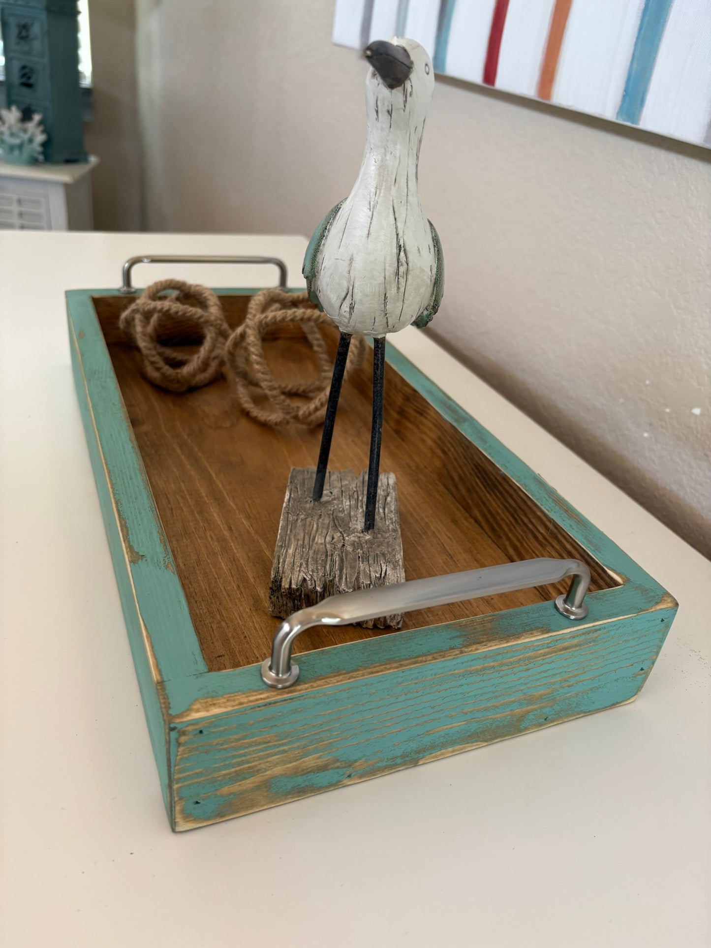 Rustic Coastal Tray - 9" x 18"
