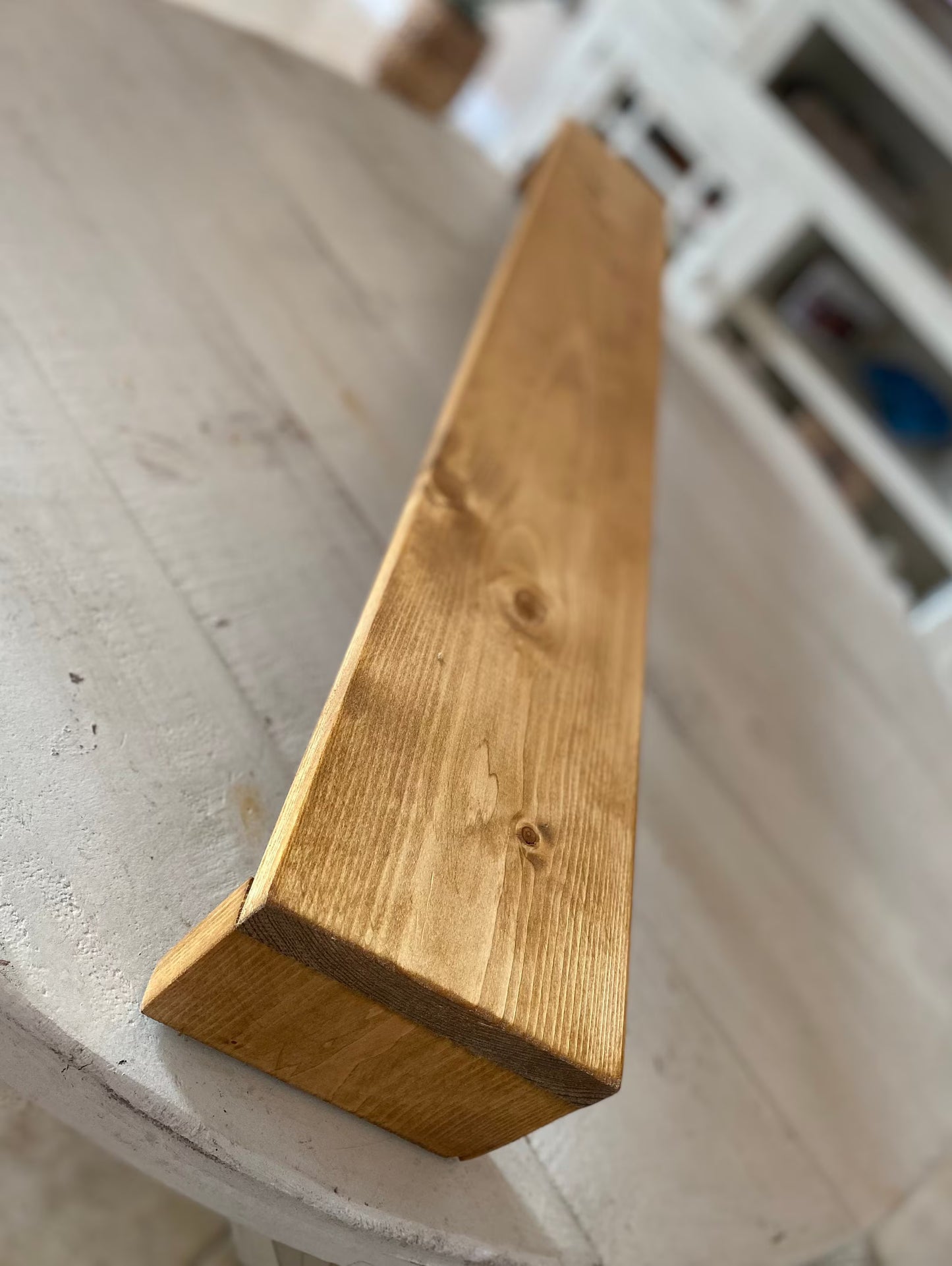 Rustic Farmhouse Wood Valance - 7-1/4" x 62" to 76"
