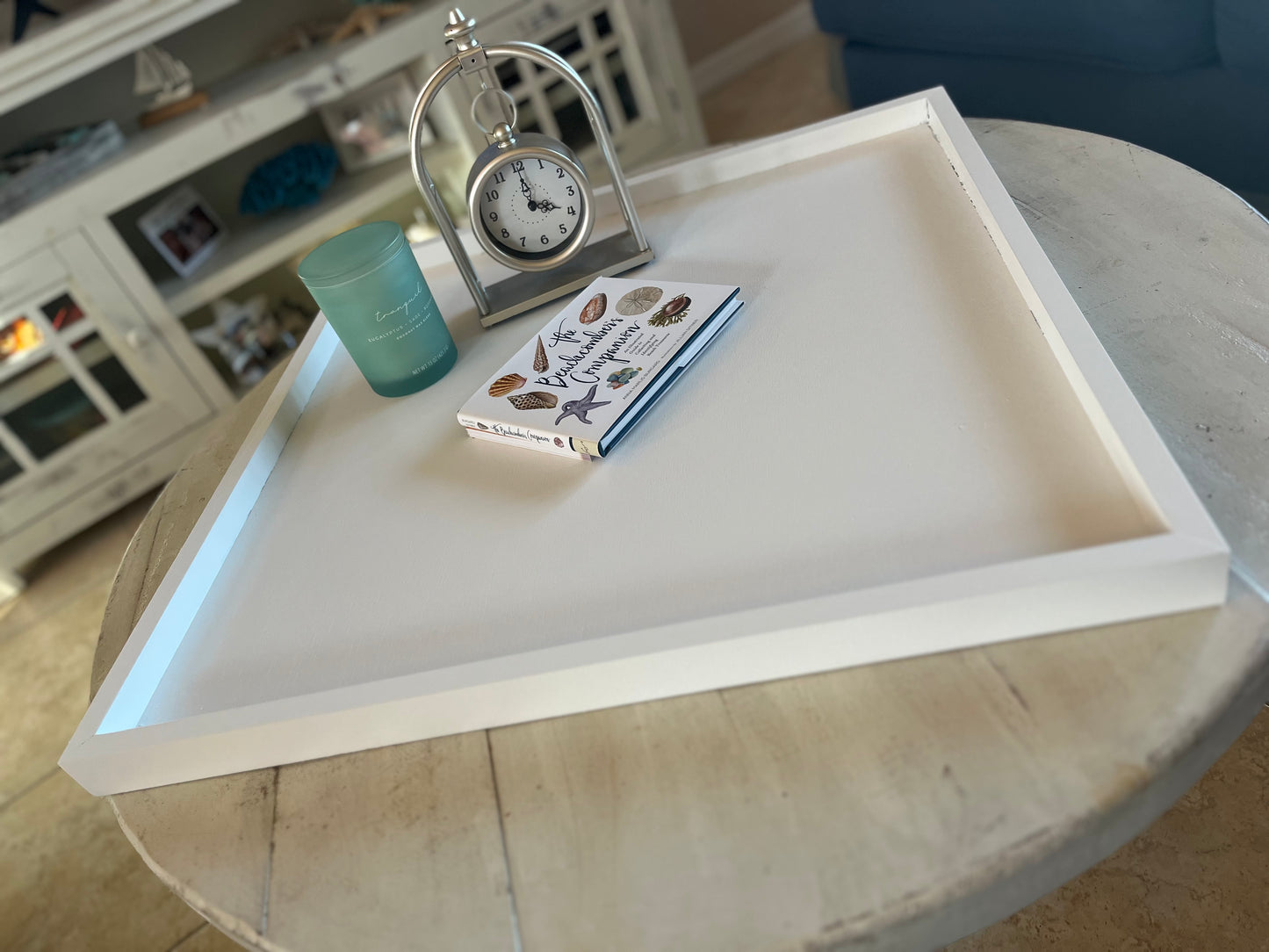 White - Modern Ottoman Tray
