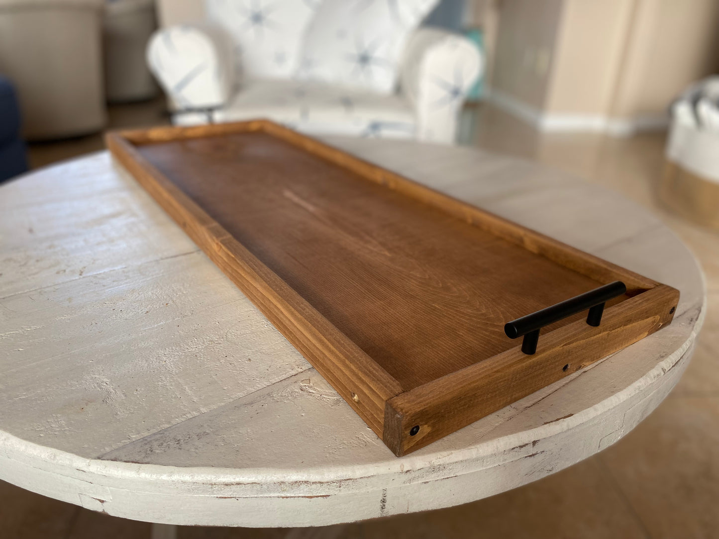 Modern Farmhouse Tray with T-Handles - 3 ft. and 4 ft. Long