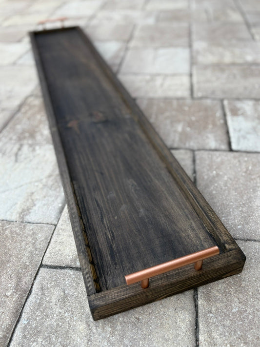 Modern Farmhouse Tray with T-Handles - 5 ft. and 6 ft. Long