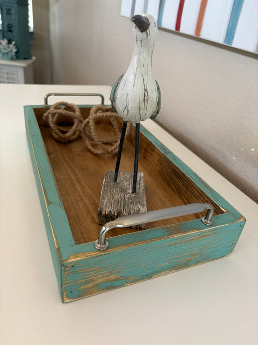 Rustic Coastal Tray - 9" x 18"