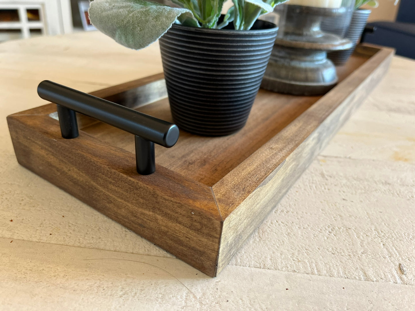 Provincial - Mid-Century Long Tray with Handles